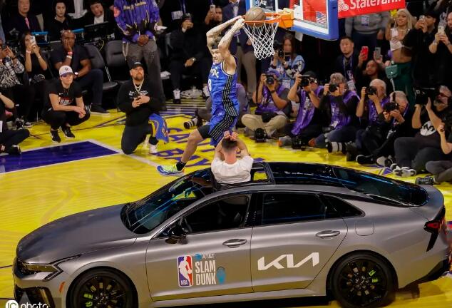 2025<a href=http://www.weidongweiye.com/lanqiu/ target=_blank class=infotextkey>NBA</a>全明星扣籃大賽：麥克朗滿分奪冠 飛躍汽車一扣封神